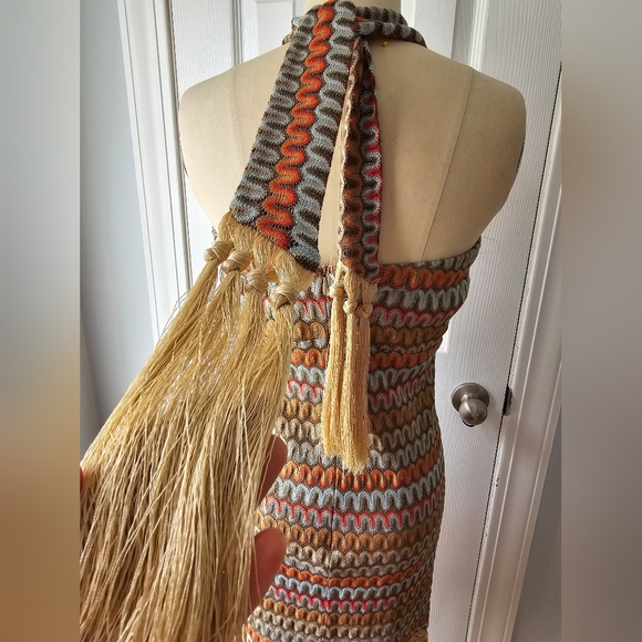 Alexis Tavia Fringe-Hem Bandeau Dress - Picture 7 of 13